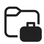 Folder Briefcase SVG Icon